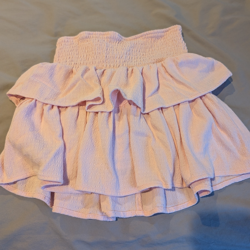 Art Class Soft Pink Textured Skirt